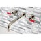 Kingston Brass KS6026CKL Wall Mount Tub Faucet, Polished Nickel KS6026CKL - alternate 3